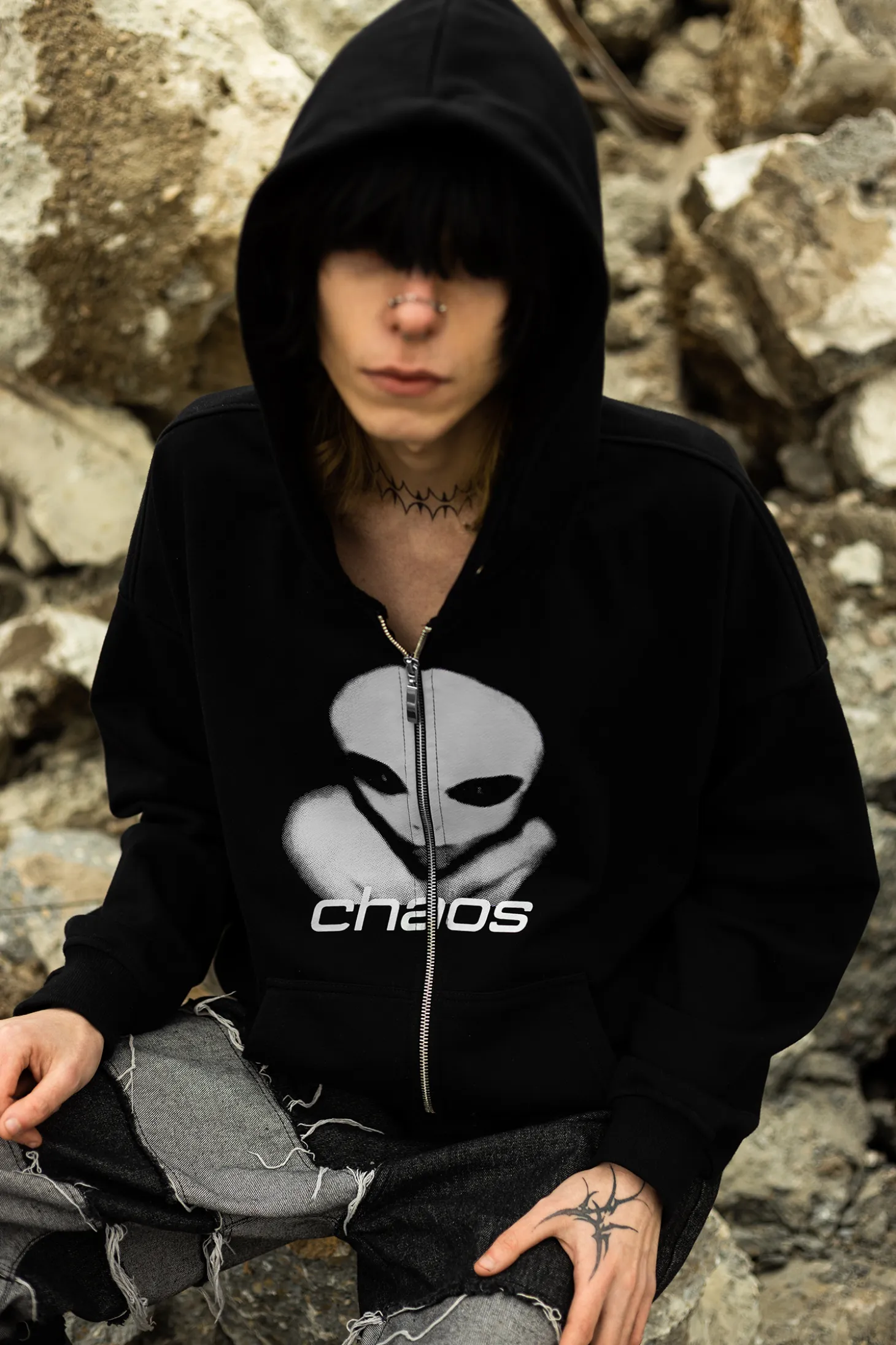 Bluza Rozpinana Chaos Alien Zip Hoodie