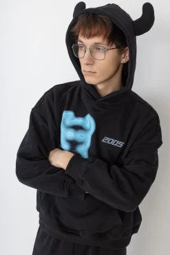 Bluza Z Kapturem 2005 Airbrushed Horned