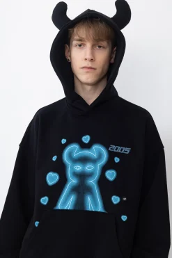 Bluza Z Kapturem 2005 Lovely Lucy Horned