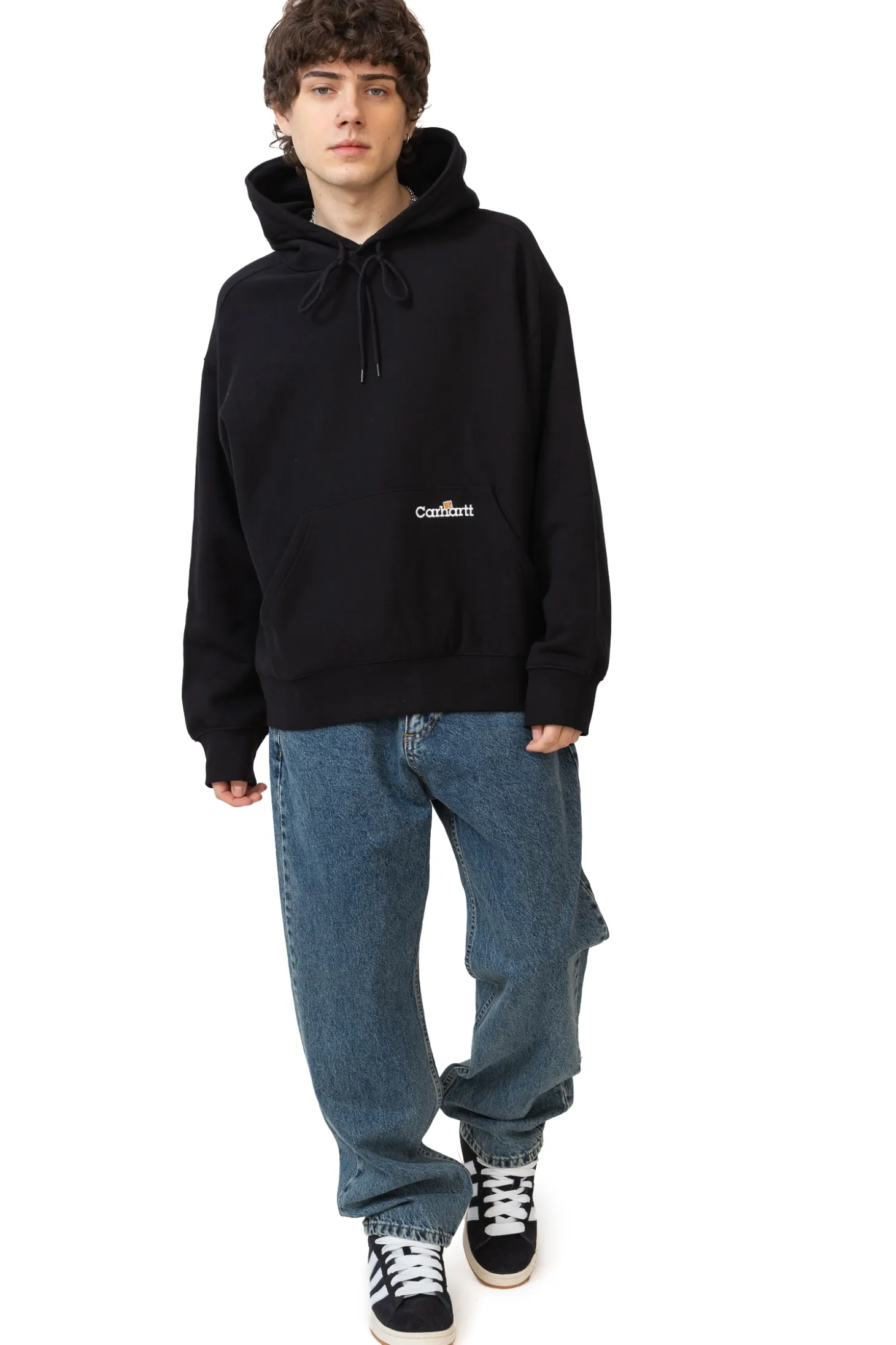 Bluza Z Kapturem Carhartt WIP Label Script