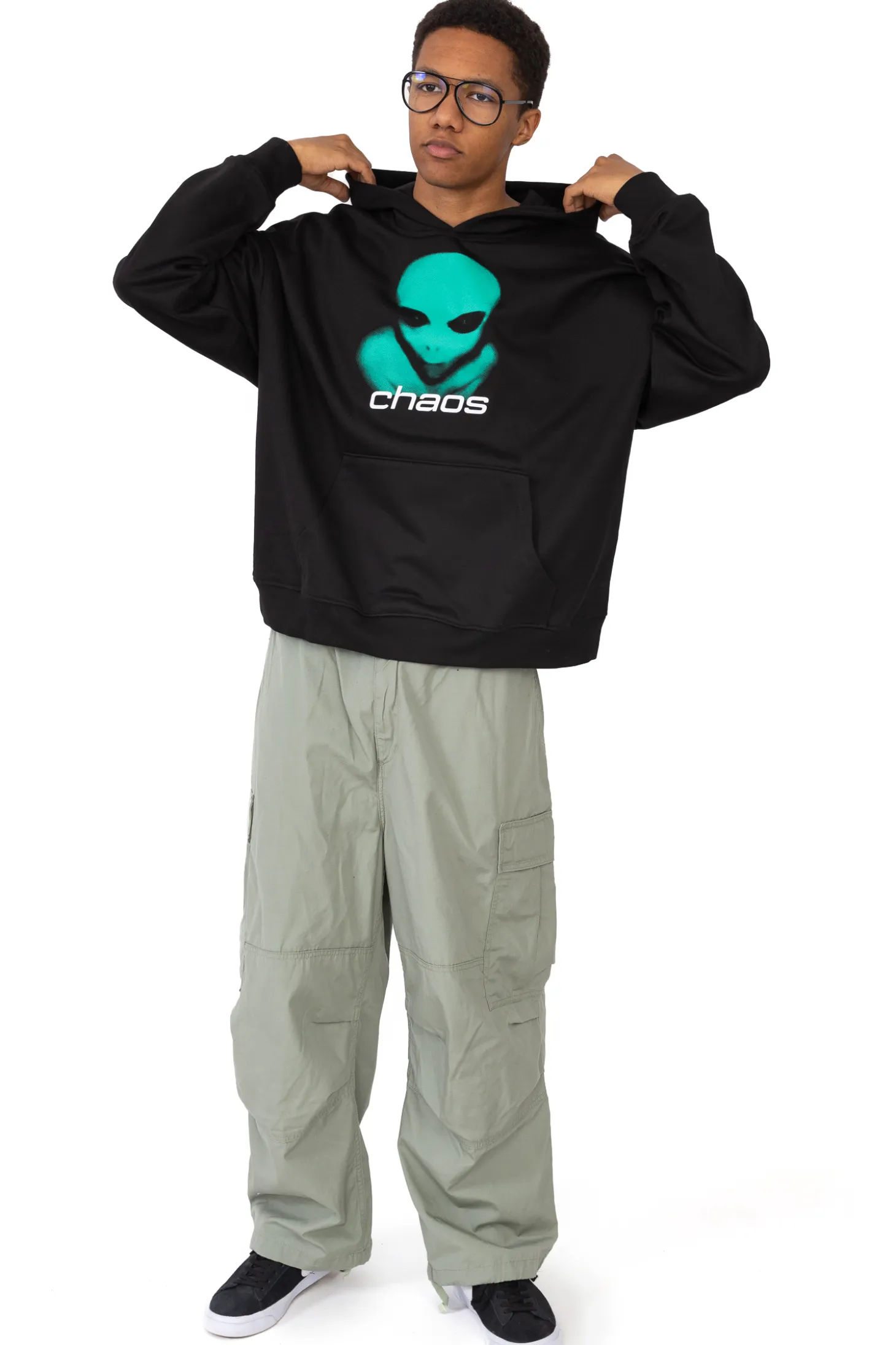 Bluza Z Kapturem Chaos Alien