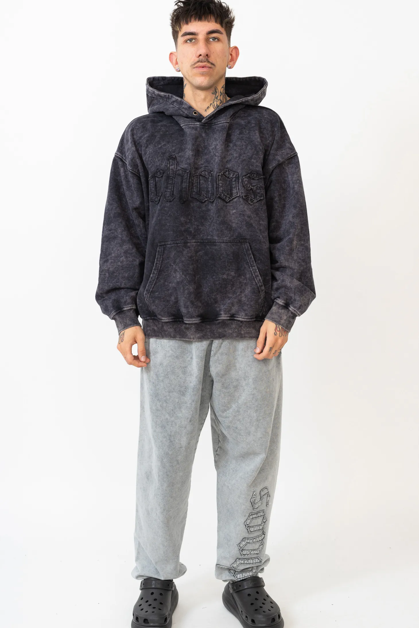 Bluza Z Kapturem Chaos Washed