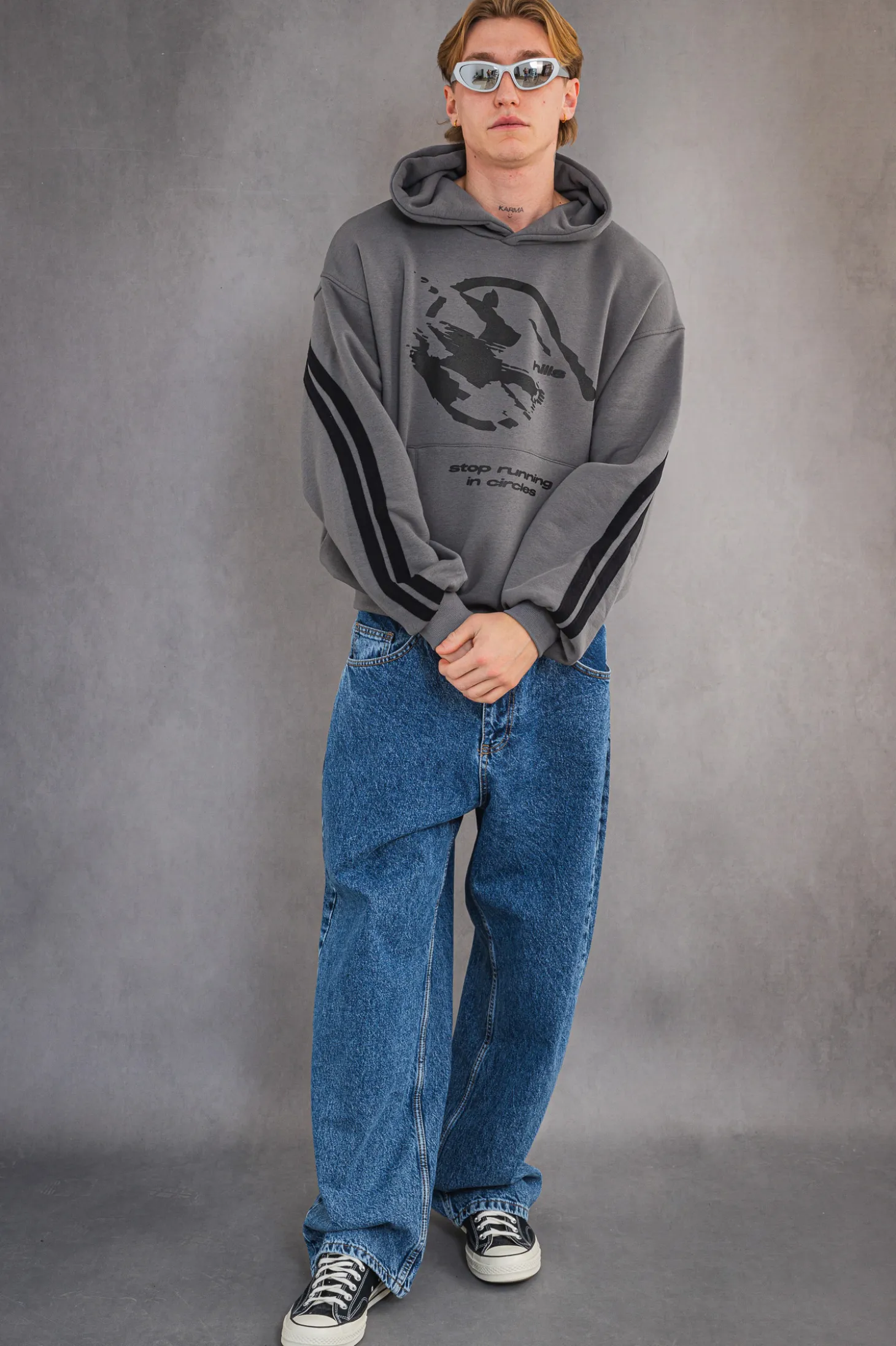 Bluza Z Kapturem Hills Circles