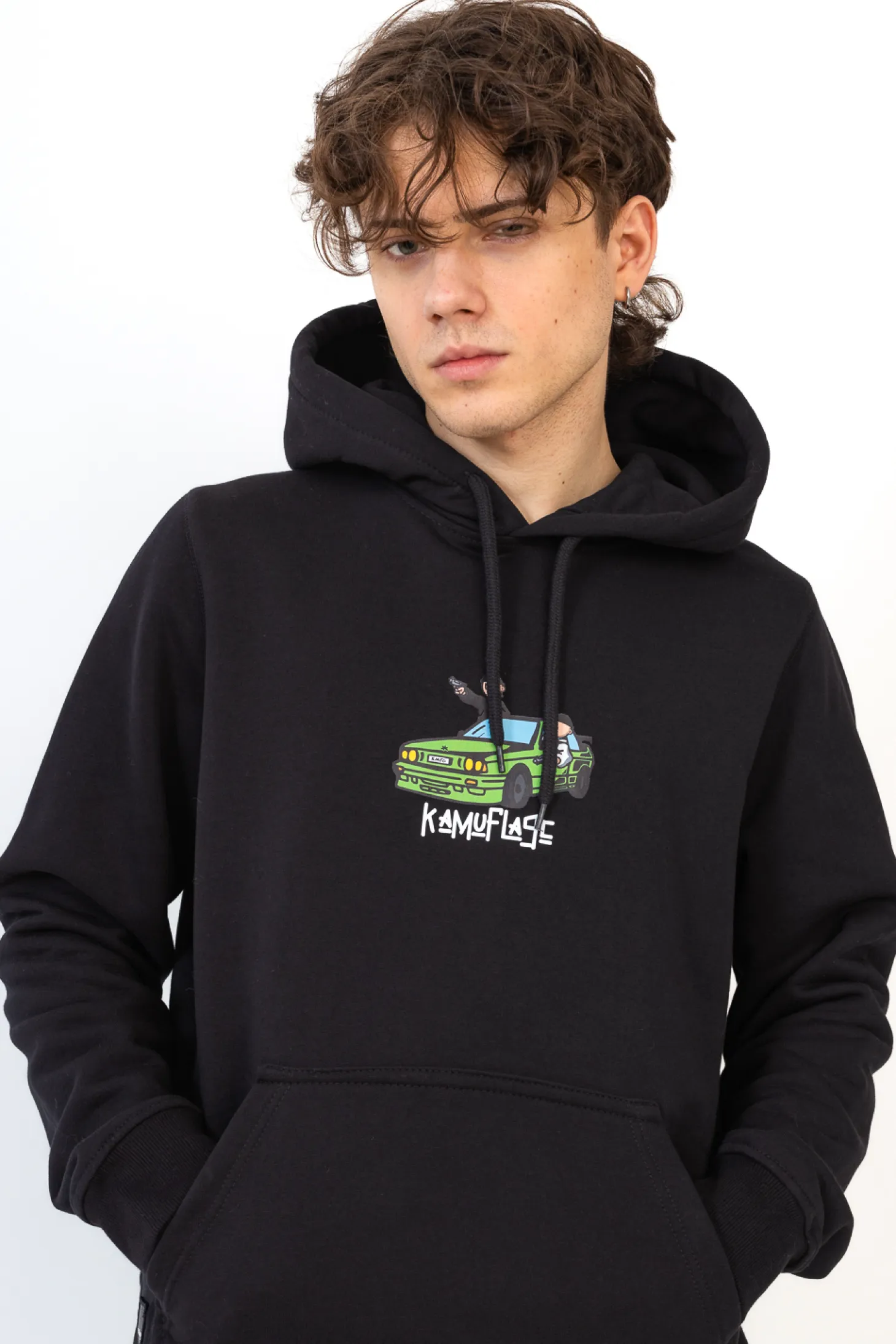 Bluza Z Kapturem Kamuflage Pull Up