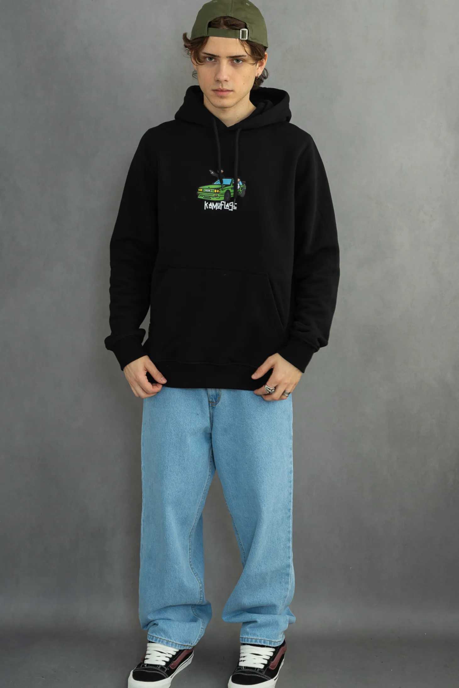 Bluza Z Kapturem Kamuflage Pull Up