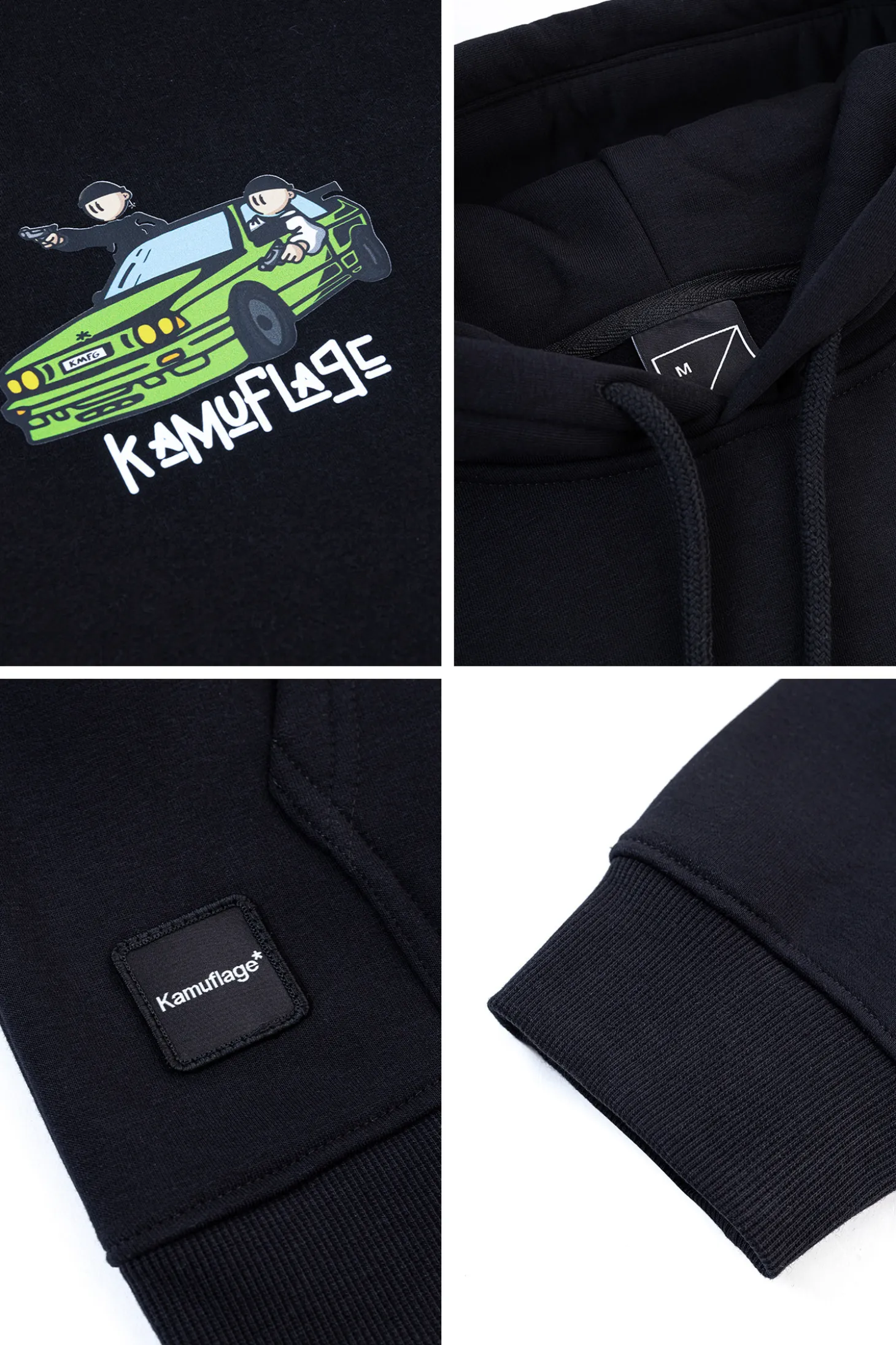 Bluza Z Kapturem Kamuflage Pull Up