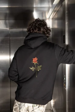 Bluza Z Kapturem Kamuflage Rose