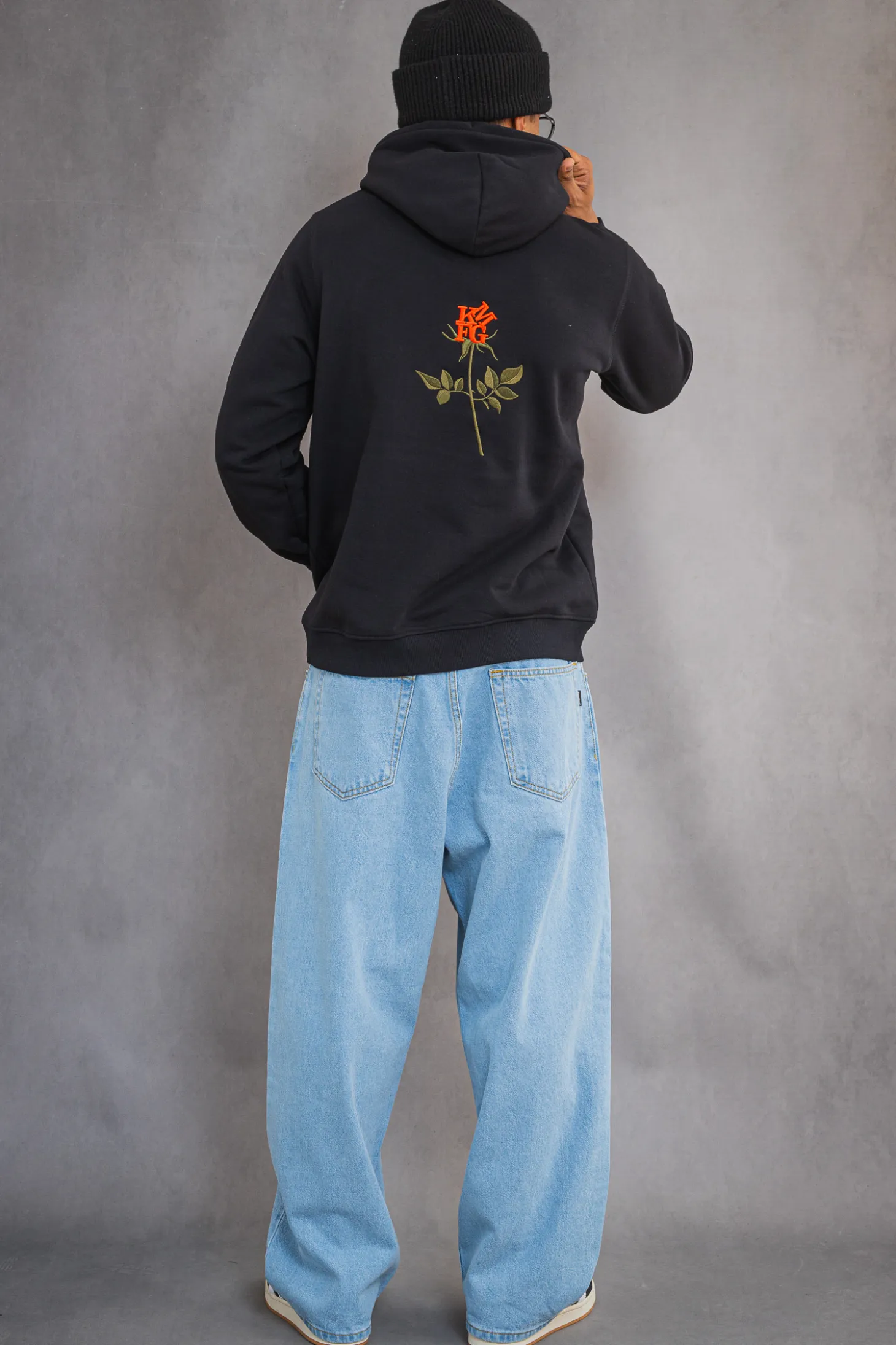 Bluza Z Kapturem Kamuflage Rose