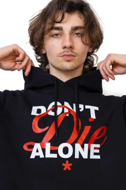 Bluza Z Kapturem Kamuflage Don't Die Alone