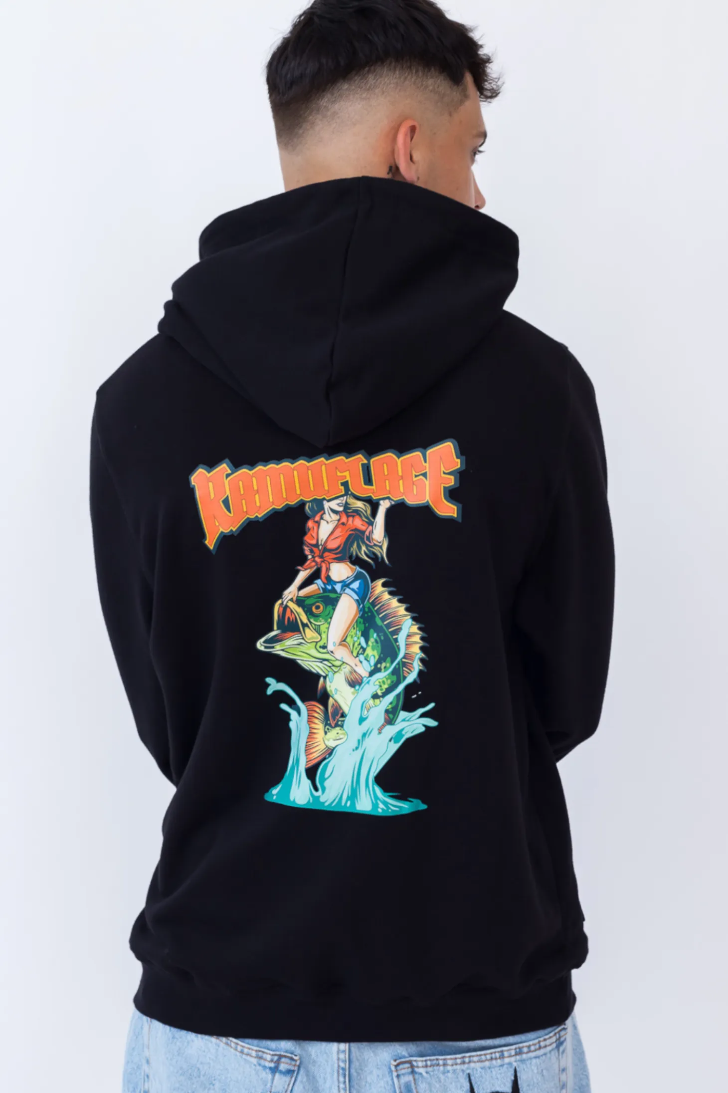 Bluza Z Kapturem Kamuflage Wet Treasure