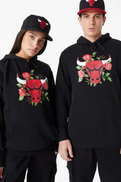 Bluza Z Kapturem New Era Chicago Bulls Floral Graphic