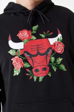 Bluza Z Kapturem New Era Chicago Bulls Floral Graphic