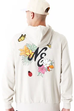 Bluza Z Kapturem New Era Floral Graphic Oversized