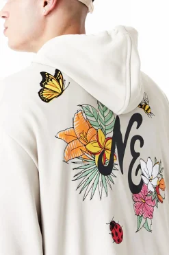 Bluza Z Kapturem New Era Floral Graphic Oversized