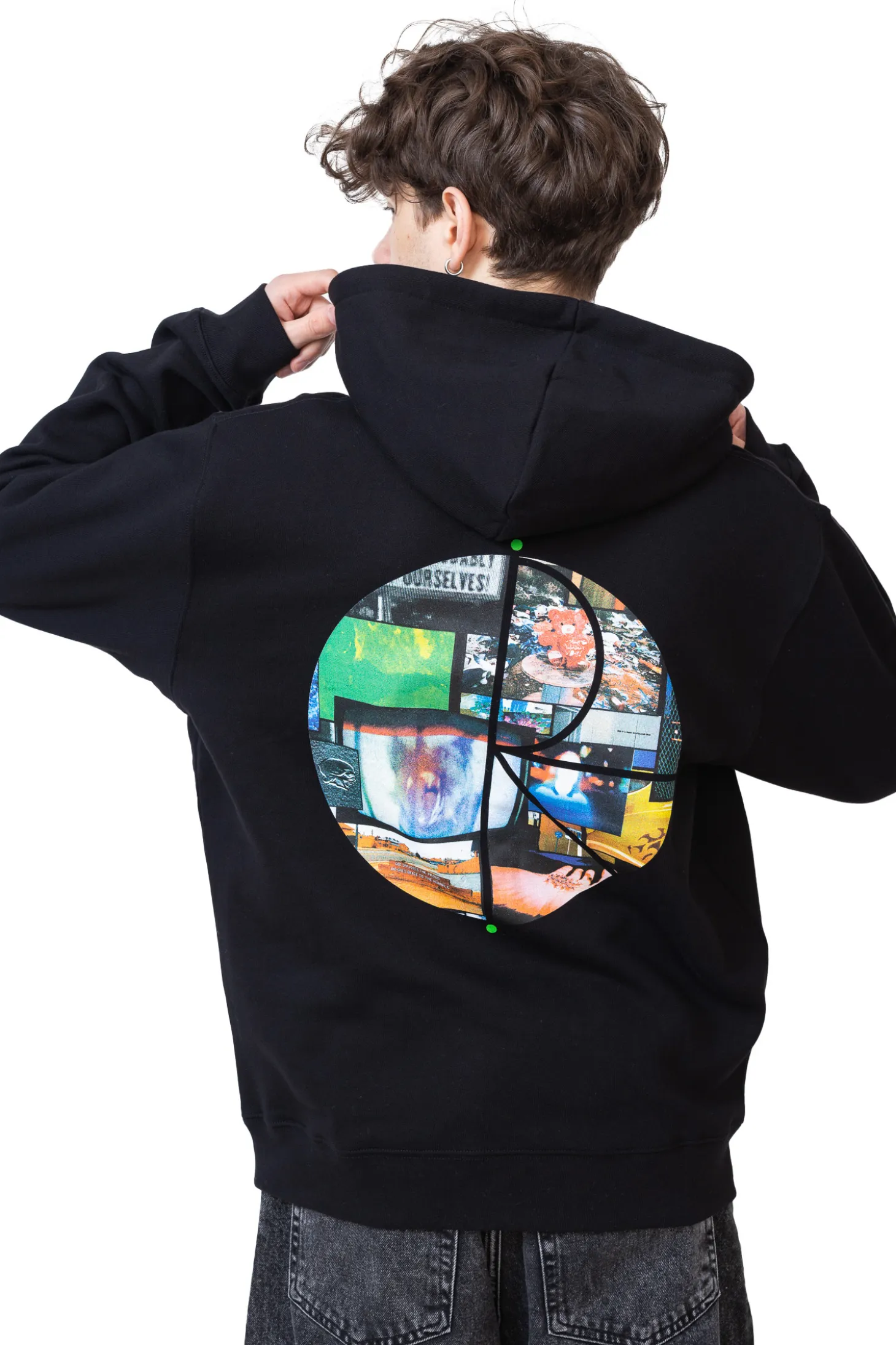 Bluza Z Kapturem Polar Fill Logo Ourselves Collage