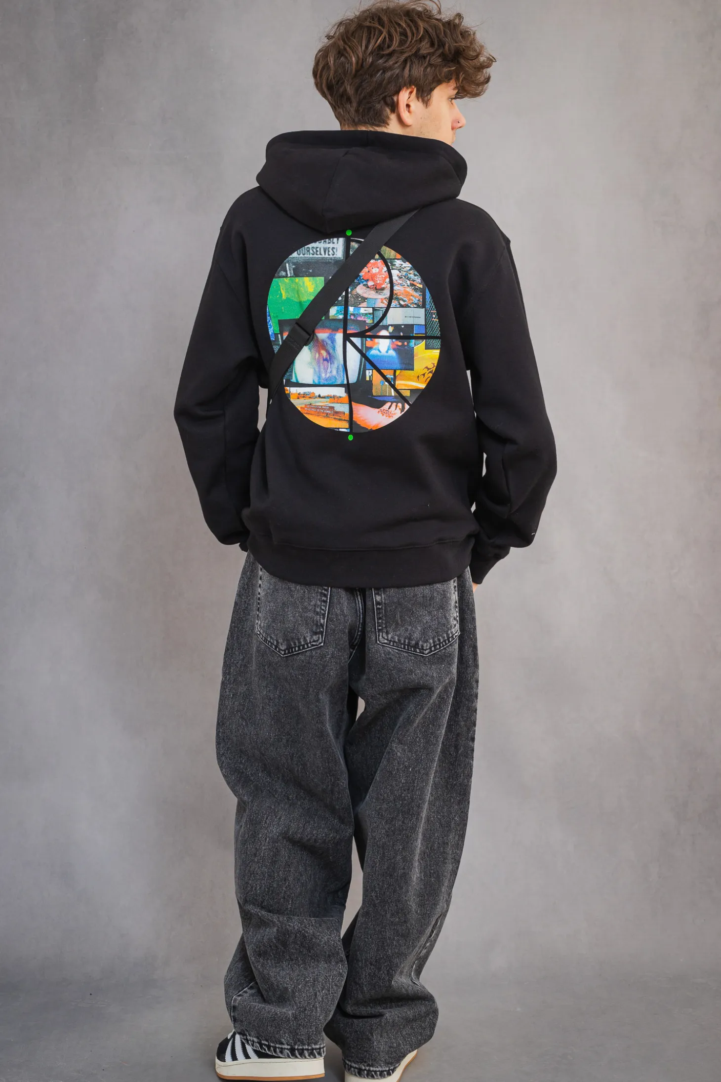 Bluza Z Kapturem Polar Fill Logo Ourselves Collage