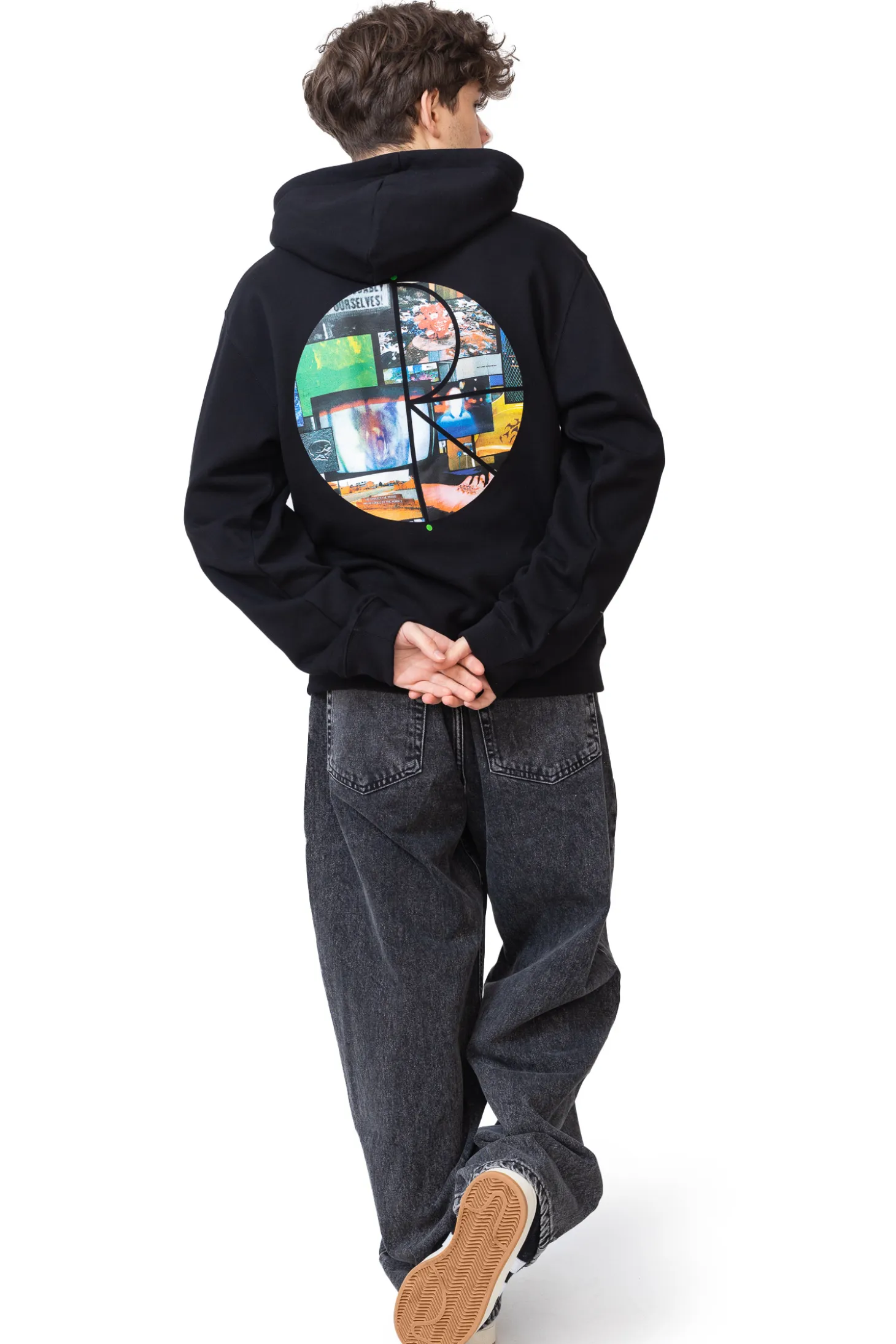 Bluza Z Kapturem Polar Fill Logo Ourselves Collage