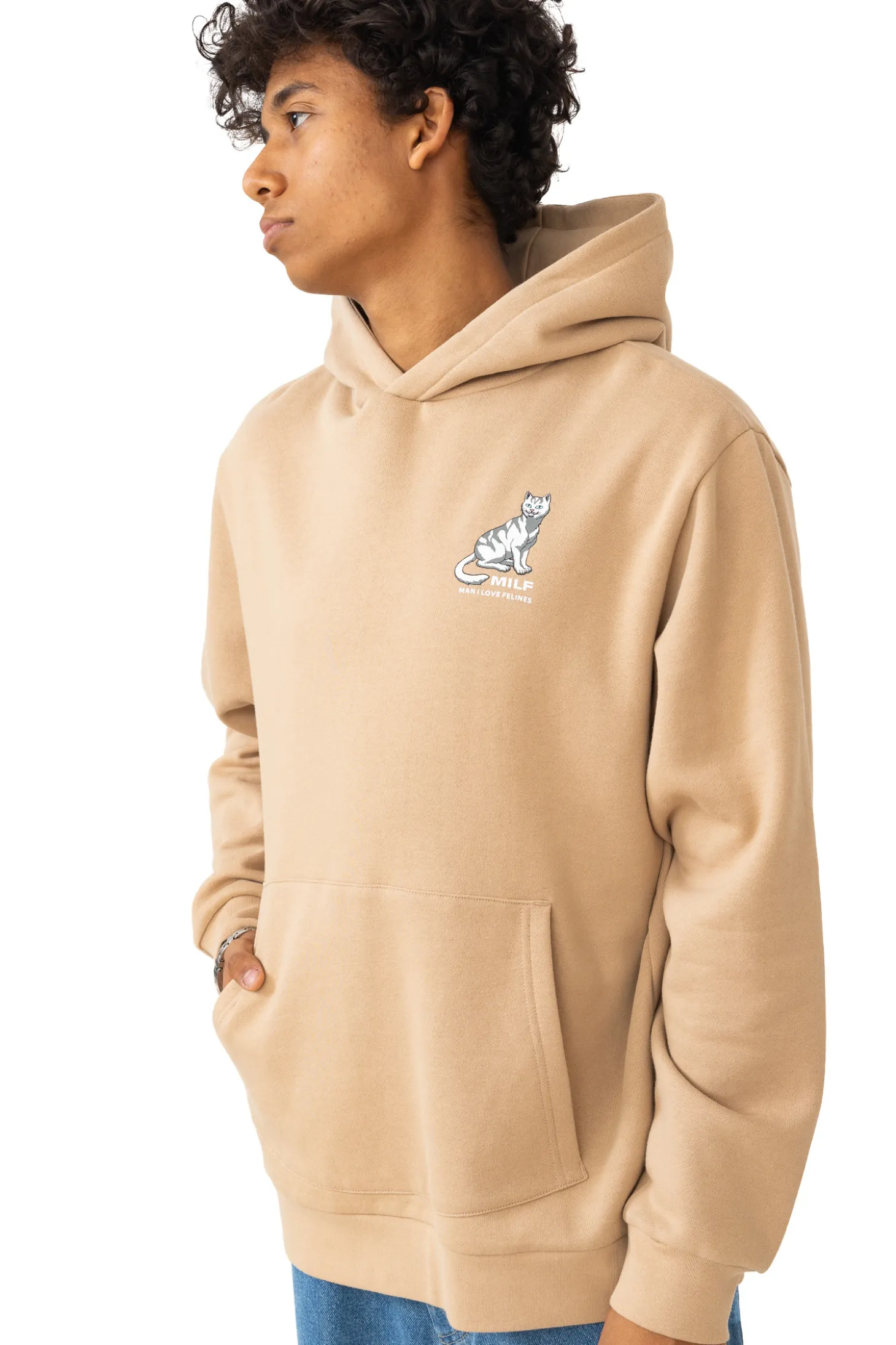 Bluza Z Kapturem Ripndip Man I Love Felines