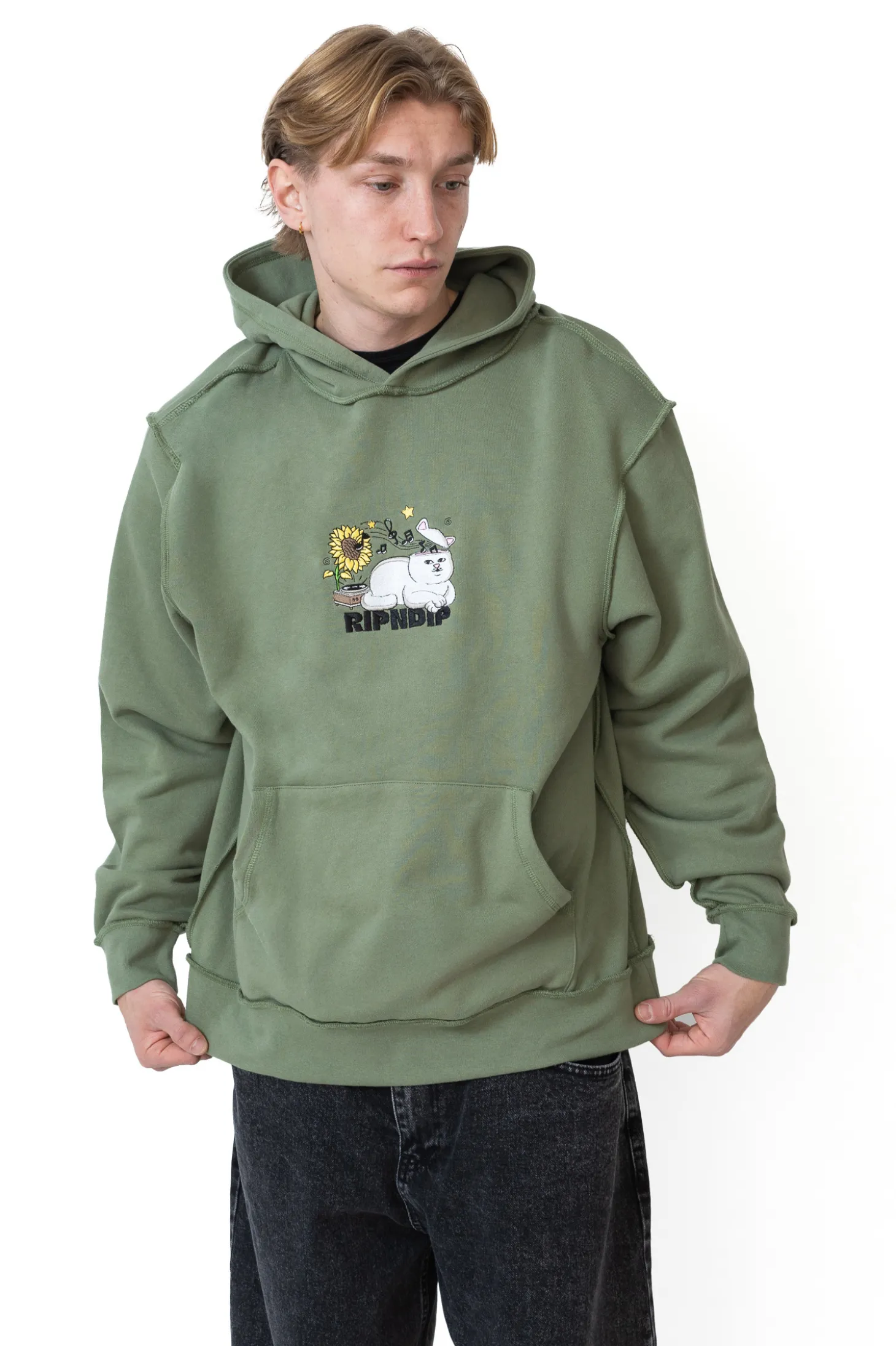 Bluza Z Kapturem Ripndip No Music No Life