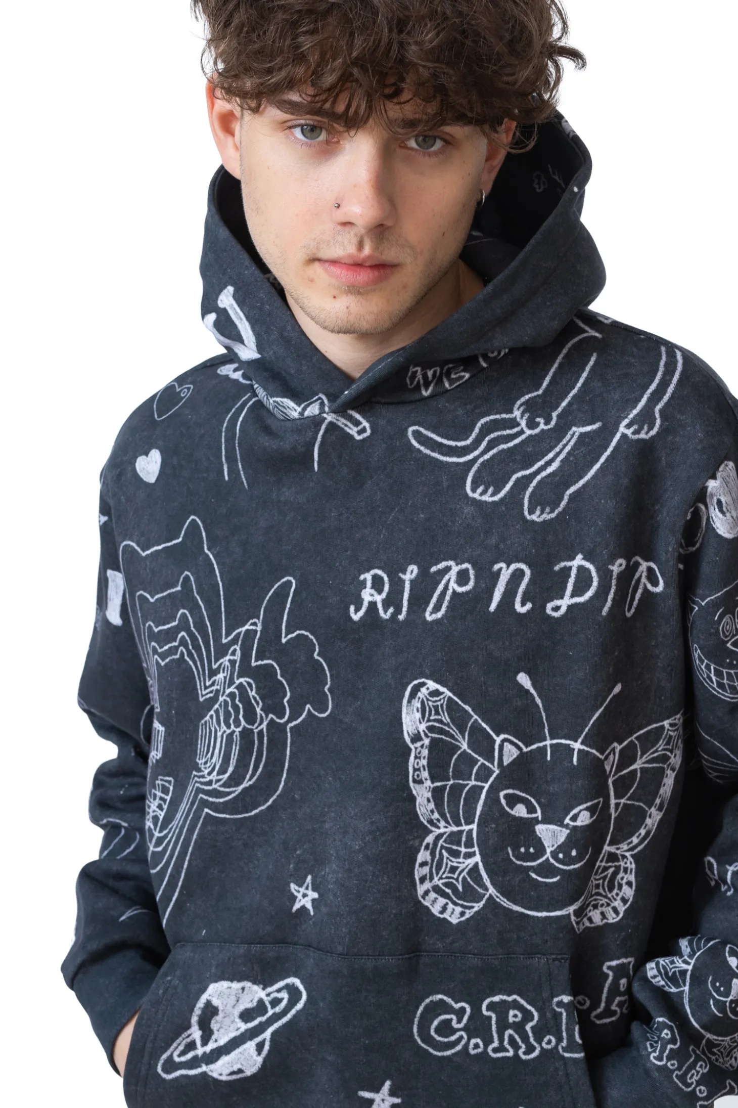Bluza Z Kapturem Ripndip Nermal Domination