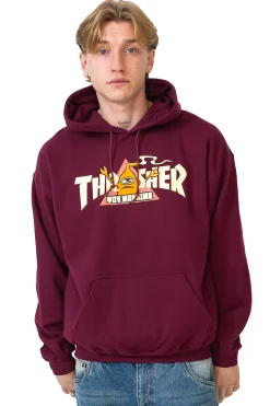 Bluza Z Kapturem Thrasher x Toy Machine Vortex