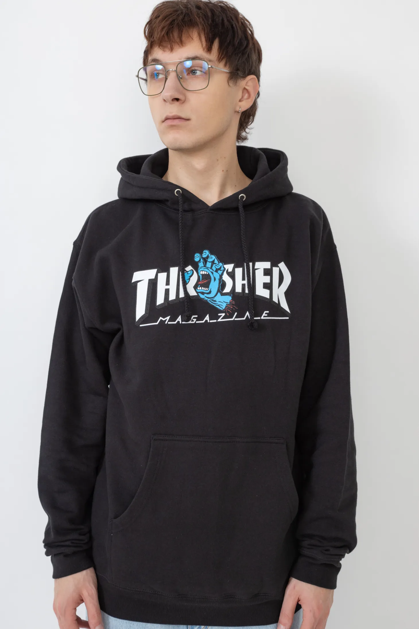 Bluza Z Kapturem Thrasher Screaming Logo Santa Cruz