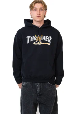 Bluza Z Kapturem Thrasher x Toy Machine Pyramid