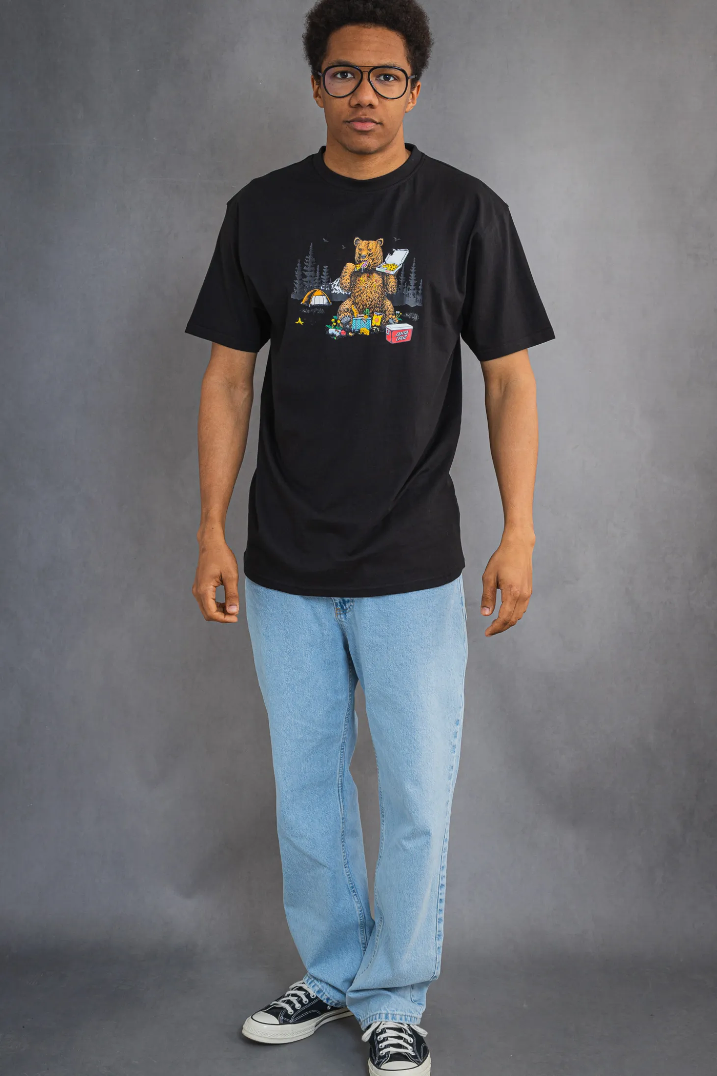 Koszulka Santa Cruz Braun Pizza Bear