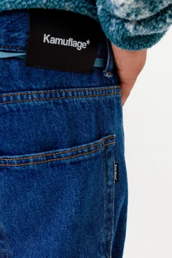 Spodnie Jeansowe Kamuflage Mid-Slim